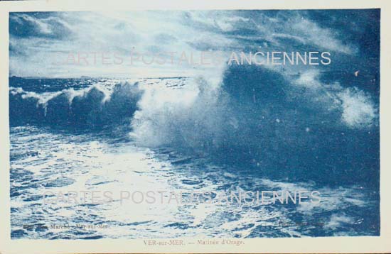 Cartes postales anciennes > CARTES POSTALES > carte postale ancienne > cartes-postales-ancienne.com Normandie Calvados Ver Sur Mer