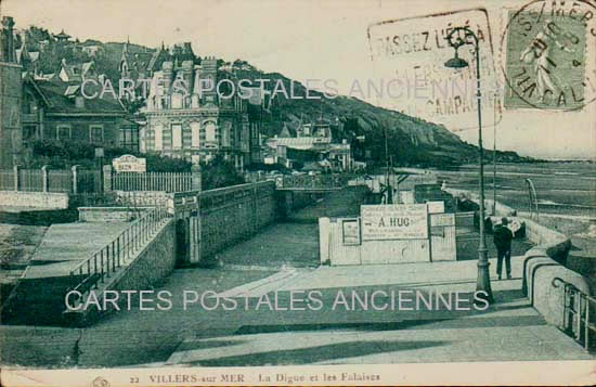 Cartes postales anciennes > CARTES POSTALES > carte postale ancienne > cartes-postales-ancienne.com Normandie Villers Sur Mer