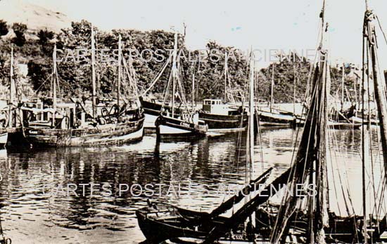 Cartes postales anciennes > CARTES POSTALES > carte postale ancienne > cartes-postales-ancienne.com Normandie Port En Bessin Huppain