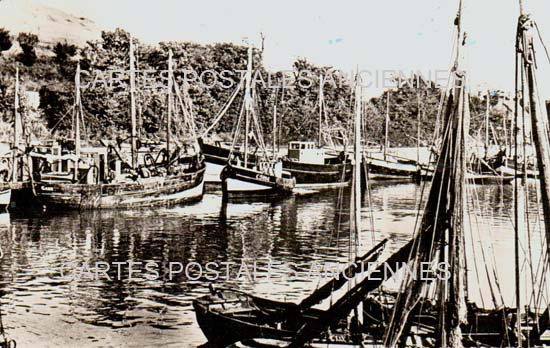 Cartes postales anciennes > CARTES POSTALES > carte postale ancienne > cartes-postales-ancienne.com Normandie Calvados Port En Bessin Huppain