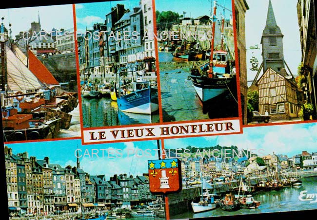 Cartes postales anciennes > CARTES POSTALES > carte postale ancienne > cartes-postales-ancienne.com Normandie Honfleur