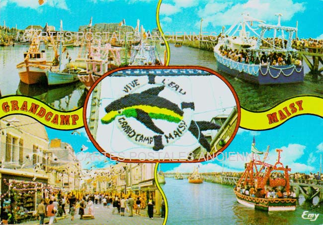 Cartes postales anciennes > CARTES POSTALES > carte postale ancienne > cartes-postales-ancienne.com Normandie Grandcamp Maisy