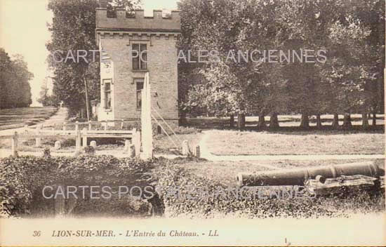 Cartes postales anciennes > CARTES POSTALES > carte postale ancienne > cartes-postales-ancienne.com Normandie Lion Sur Mer