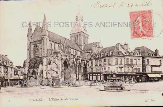 Cartes postales anciennes > CARTES POSTALES > carte postale ancienne > cartes-postales-ancienne.com Normandie Falaise
