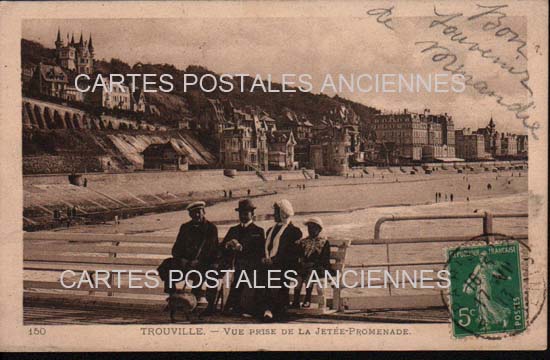 Cartes postales anciennes > CARTES POSTALES > carte postale ancienne > cartes-postales-ancienne.com Normandie Trouville Sur Mer