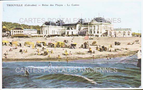 Cartes postales anciennes > CARTES POSTALES > carte postale ancienne > cartes-postales-ancienne.com Normandie Trouville Sur Mer