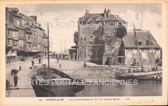 Cartes postales anciennes > CARTES POSTALES > carte postale ancienne > cartes-postales-ancienne.com Normandie Honfleur