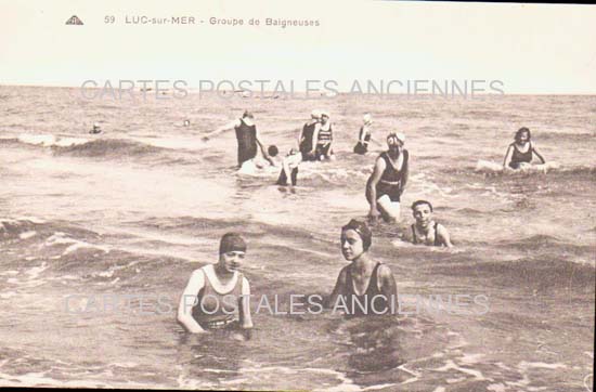 Cartes postales anciennes > CARTES POSTALES > carte postale ancienne > cartes-postales-ancienne.com Normandie Luc Sur Mer