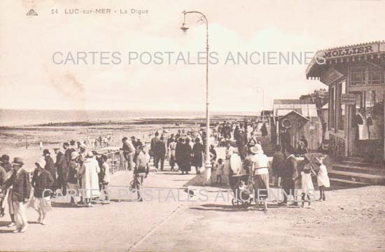 Cartes postales anciennes > CARTES POSTALES > carte postale ancienne > cartes-postales-ancienne.com Normandie Luc Sur Mer