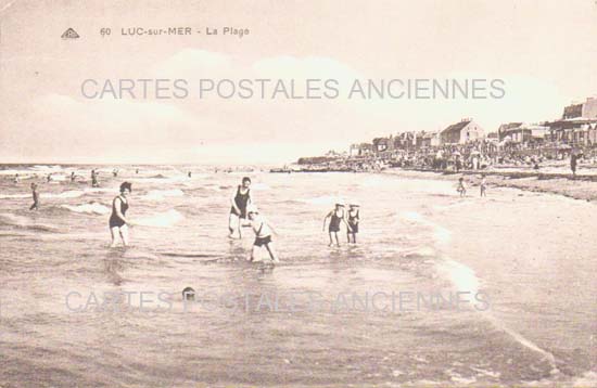 Cartes postales anciennes > CARTES POSTALES > carte postale ancienne > cartes-postales-ancienne.com Normandie Calvados Luc Sur Mer