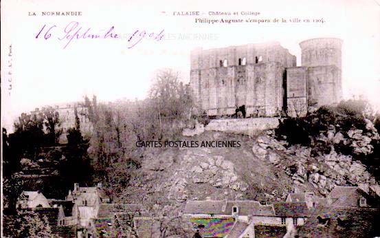 Cartes postales anciennes > CARTES POSTALES > carte postale ancienne > cartes-postales-ancienne.com Normandie Falaise