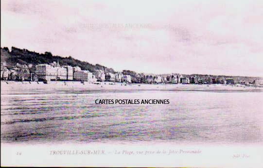 Cartes postales anciennes > CARTES POSTALES > carte postale ancienne > cartes-postales-ancienne.com Normandie Trouville Sur Mer