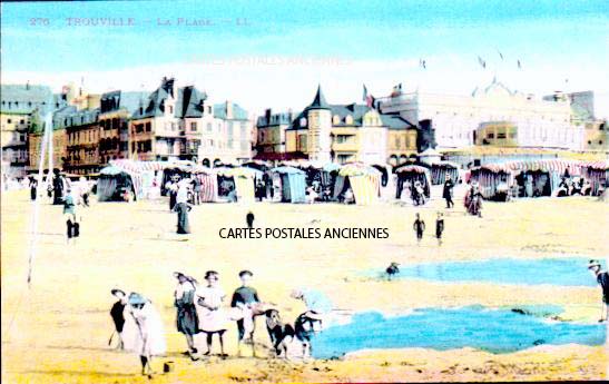 Cartes postales anciennes > CARTES POSTALES > carte postale ancienne > cartes-postales-ancienne.com Normandie Trouville Sur Mer