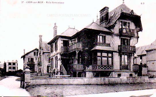 Cartes postales anciennes > CARTES POSTALES > carte postale ancienne > cartes-postales-ancienne.com Calvados  Lion Sur Mer