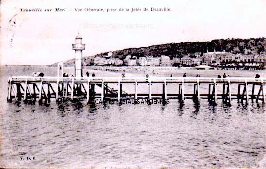 Cartes postales anciennes > CARTES POSTALES > carte postale ancienne > cartes-postales-ancienne.com Calvados  Trouville Sur Mer