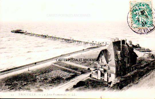 Cartes postales anciennes > CARTES POSTALES > carte postale ancienne > cartes-postales-ancienne.com Normandie Calvados Trouville Sur Mer