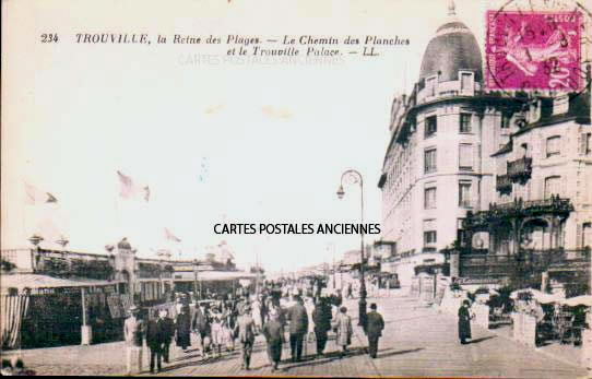 Cartes postales anciennes > CARTES POSTALES > carte postale ancienne > cartes-postales-ancienne.com Normandie Calvados Trouville Sur Mer