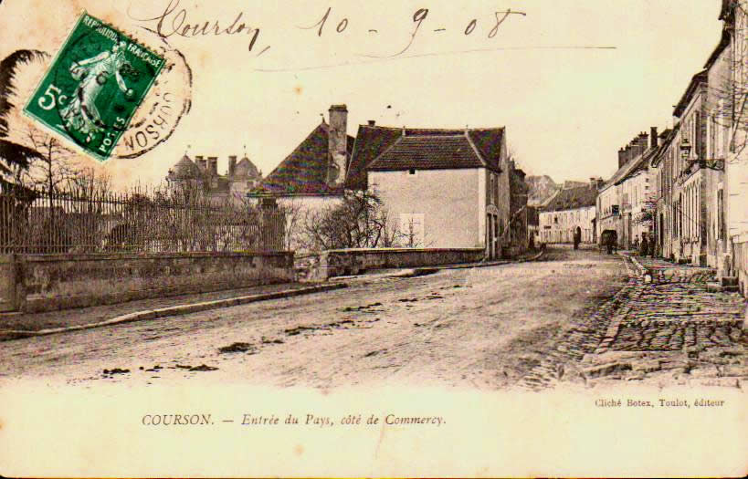 Cartes postales anciennes > CARTES POSTALES > carte postale ancienne > cartes-postales-ancienne.com Normandie Calvados Courson