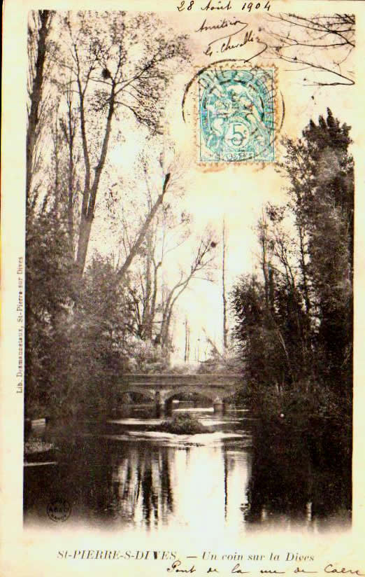 Cartes postales anciennes > CARTES POSTALES > carte postale ancienne > cartes-postales-ancienne.com Calvados  Saint Pierre Sur Dives