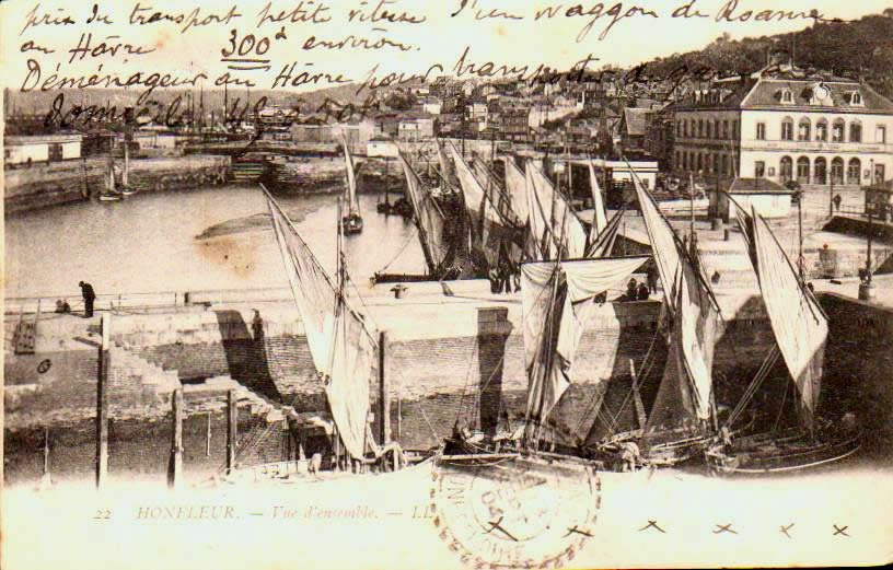 Cartes postales anciennes > CARTES POSTALES > carte postale ancienne > cartes-postales-ancienne.com Calvados  Honfleur