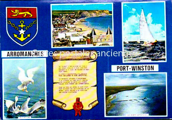 Cartes postales anciennes > CARTES POSTALES > carte postale ancienne > cartes-postales-ancienne.com Normandie Calvados Arromanches Les Bains
