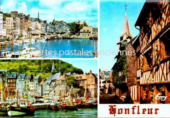 Cartes postales anciennes > CARTES POSTALES > carte postale ancienne > cartes-postales-ancienne.com Normandie Calvados Honfleur