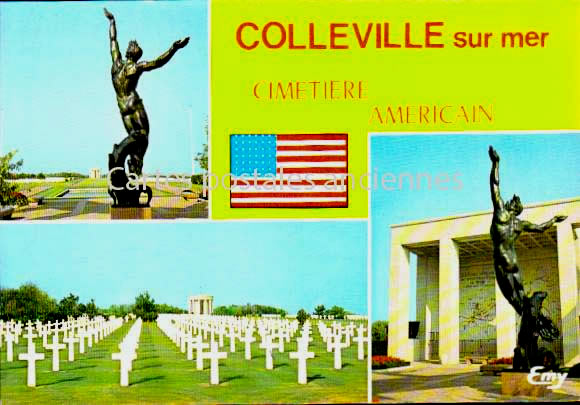 Cartes postales anciennes > CARTES POSTALES > carte postale ancienne > cartes-postales-ancienne.com Normandie Colleville Sur Mer