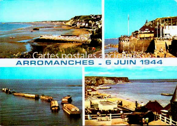 Cartes postales anciennes > CARTES POSTALES > carte postale ancienne > cartes-postales-ancienne.com Normandie Calvados Arromanches Les Bains