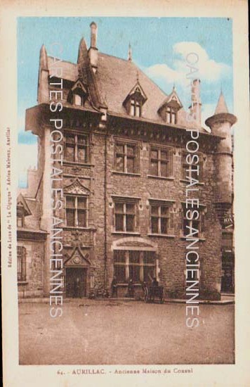 Cartes postales anciennes > CARTES POSTALES > carte postale ancienne > cartes-postales-ancienne.com Auvergne rhone alpes Cantal Aurillac