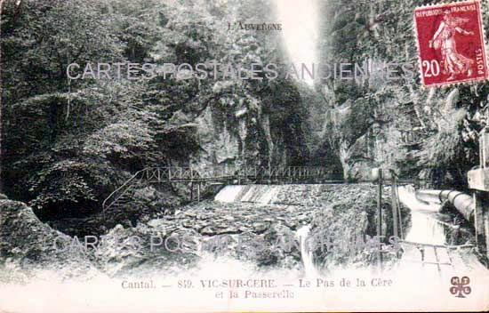 Cartes postales anciennes > CARTES POSTALES > carte postale ancienne > cartes-postales-ancienne.com Auvergne rhone alpes Cantal Vic Sur Cere