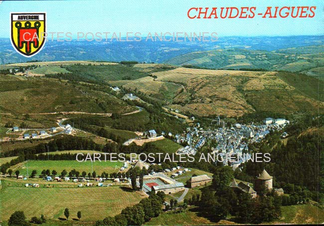 Cartes postales anciennes > CARTES POSTALES > carte postale ancienne > cartes-postales-ancienne.com Auvergne rhone alpes Cantal Chaudes Aigues