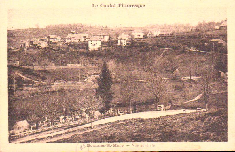 Cartes postales anciennes > CARTES POSTALES > carte postale ancienne > cartes-postales-ancienne.com Auvergne rhone alpes Cantal Roannes Saint Mary