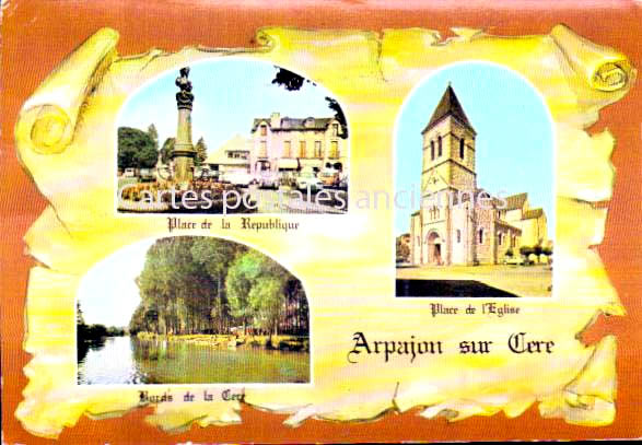 Cartes postales anciennes > CARTES POSTALES > carte postale ancienne > cartes-postales-ancienne.com Auvergne rhone alpes Cantal Arpajon Sur Cere