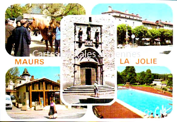 Cartes postales anciennes > CARTES POSTALES > carte postale ancienne > cartes-postales-ancienne.com Cantal  Maurs