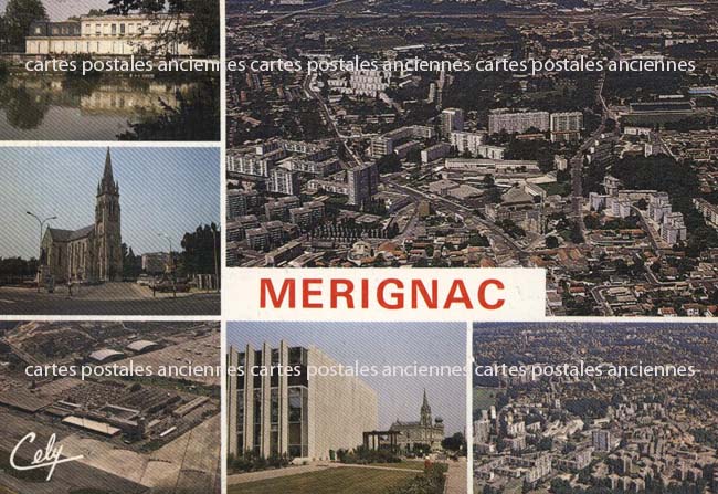 Cartes postales anciennes > CARTES POSTALES > carte postale ancienne > cartes-postales-ancienne.com Nouvelle aquitaine Charente Merignac