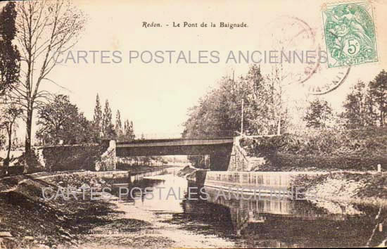 Cartes postales anciennes > CARTES POSTALES > carte postale ancienne > cartes-postales-ancienne.com Bretagne Ille et vilaine Redon