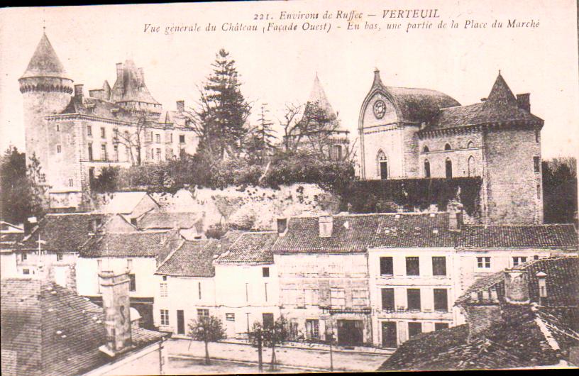 Cartes postales anciennes > CARTES POSTALES > carte postale ancienne > cartes-postales-ancienne.com Nouvelle aquitaine Charente Verteuil Sur Charente