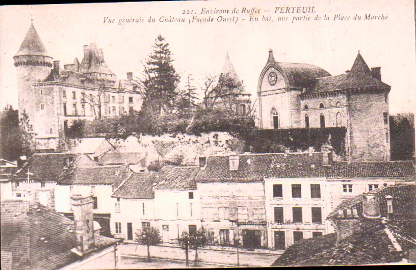 Cartes postales anciennes > CARTES POSTALES > carte postale ancienne > cartes-postales-ancienne.com Nouvelle aquitaine Verteuil Sur Charente