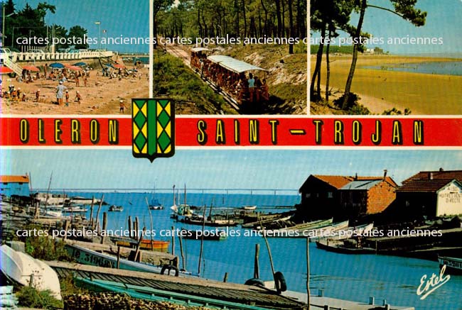 Cartes postales anciennes > CARTES POSTALES > carte postale ancienne > cartes-postales-ancienne.com Nouvelle aquitaine Charente maritime Saint Trojan Les Bains