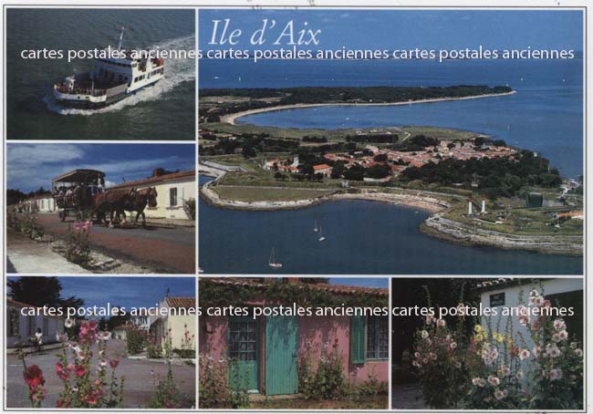 Cartes postales anciennes > CARTES POSTALES > carte postale ancienne > cartes-postales-ancienne.com Nouvelle aquitaine Charente maritime Ile d'Aix