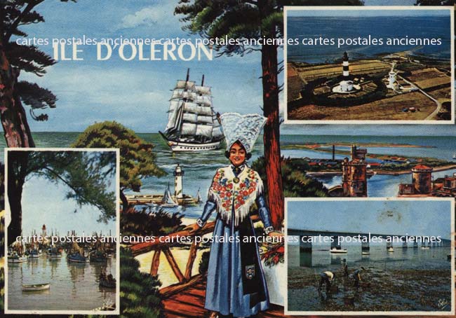 Cartes postales anciennes > CARTES POSTALES > carte postale ancienne > cartes-postales-ancienne.com Tradition Poitou charentes Dolus D Oleron