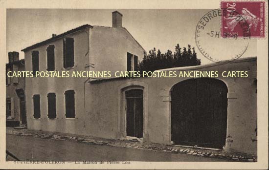 Cartes postales anciennes > CARTES POSTALES > carte postale ancienne > cartes-postales-ancienne.com Nouvelle aquitaine Charente maritime Saint Pierre d'Oleron