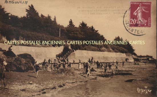 Cartes postales anciennes > CARTES POSTALES > carte postale ancienne > cartes-postales-ancienne.com Nouvelle aquitaine Charente maritime Angoulins