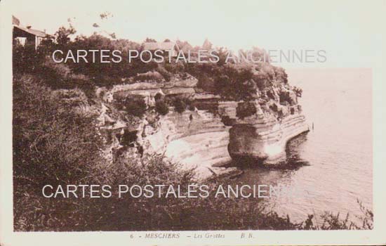 Cartes postales anciennes > CARTES POSTALES > carte postale ancienne > cartes-postales-ancienne.com Nouvelle aquitaine Meschers Sur Gironde