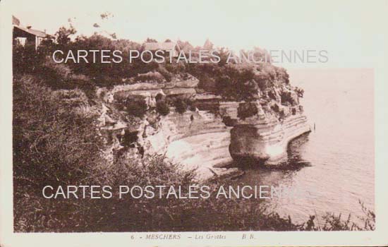 Cartes postales anciennes > CARTES POSTALES > carte postale ancienne > cartes-postales-ancienne.com Nouvelle aquitaine Charente maritime Meschers Sur Gironde