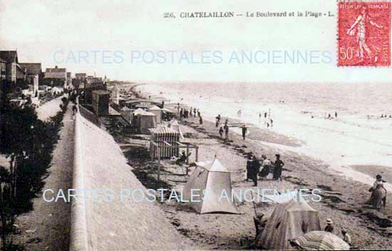 Cartes postales anciennes > CARTES POSTALES > carte postale ancienne > cartes-postales-ancienne.com Nouvelle aquitaine Chatelaillon Plage