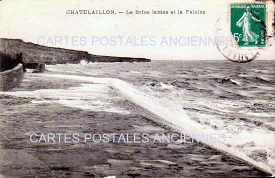 Cartes postales anciennes > CARTES POSTALES > carte postale ancienne > cartes-postales-ancienne.com Nouvelle aquitaine Chatelaillon Plage