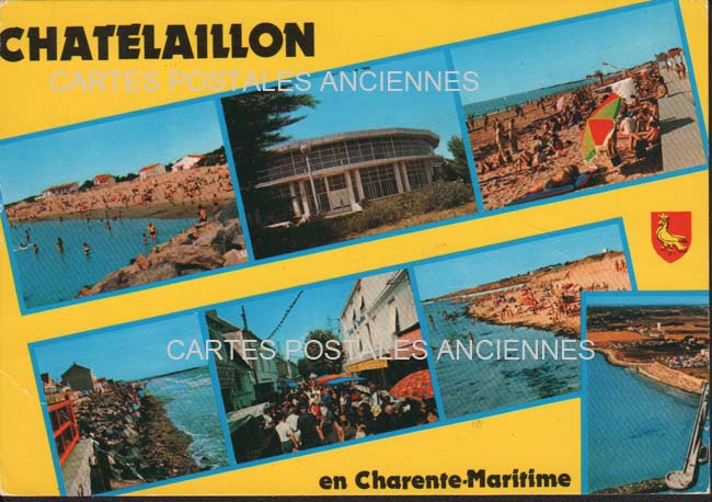Cartes postales anciennes > CARTES POSTALES > carte postale ancienne > cartes-postales-ancienne.com Nouvelle aquitaine Chatelaillon Plage