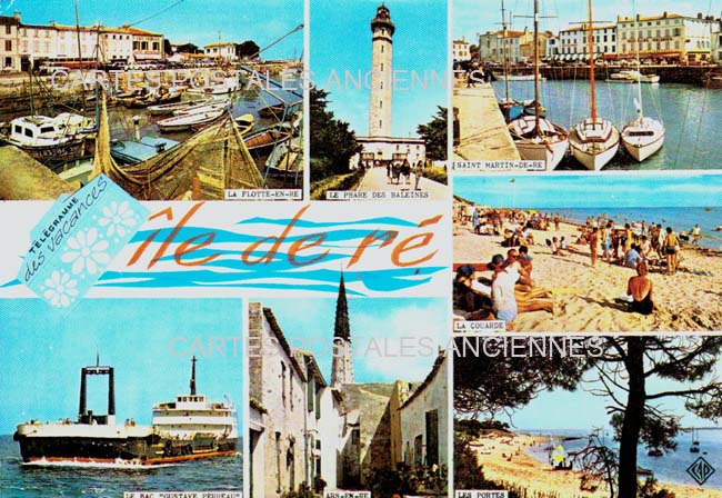 Cartes postales anciennes > CARTES POSTALES > carte postale ancienne > cartes-postales-ancienne.com Nouvelle aquitaine Charente maritime Le Bois Plage En Re