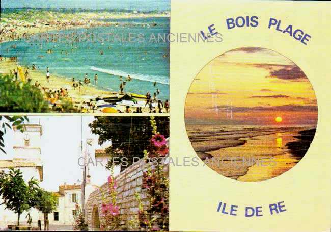 Cartes postales anciennes > CARTES POSTALES > carte postale ancienne > cartes-postales-ancienne.com Nouvelle aquitaine Le Bois Plage En Re